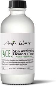 img 3 attached to 🌿 Organic Skin Awakening Cleanser + Toner – Alcohol-Free, Oil-Free Duo, 4oz – All Natural Ingredients, Vegan – Enriched with Aloe & Organic Witch Hazel