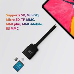 img 3 attached to 💫 Высокоскоростной считыватель карт Vantec Link USB-C до SD 4.0 - быстрая передача данных и безпрепятственная совместимость