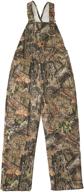 👖 carhartt overall lined browntree print boys' clothing: durable, stylish, and insulated logo