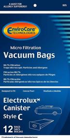 img 3 attached to 🛍️ 12-Pack EnviroCare Style C Vacuum Bags for Electrolux Canister - Generic - Enhance your SEO!