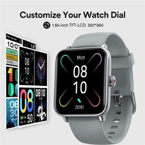 img 3 attached to Smartwatch Android Compatible Waterproof Saturation Cell Phones & Accessories