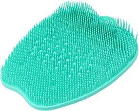 img 3 attached to 🦶 Revitalize Your Feet: Shower Foot Scrubber Massager Cleaner for Improved Circulation & Reduced Foot Pain - Green Bead 10.5x9.5in