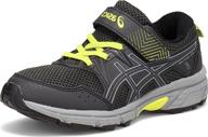 asics venture running shoes graphite girls' shoes logo