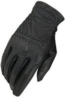 🧤 men's black heritage pro fit show gloves - enhanced accessories for optimal performance logo