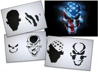 🎨 umr design as 062 skull airbrush stencil - step up your painting, drawing, and art supplies game логотип