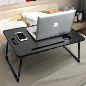 img 3 attached to Laptop Foldable Table Writing Eating Laptop Accessories for Stands