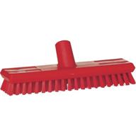 vikan 70414 stiff bristle deck scrub logo