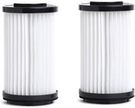 🔍 green label brand - pack of 2 washable and reusable hepa filters (dcf-1 / dcf-2) for kenmore and panasonic upright bagless vacuum cleaners логотип