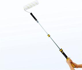 img 1 attached to 🖌️ Bates- 3 Ft Telescoping Extension Pole for Paint Rollers: Extendable Handle for Perfect Paint Coverage