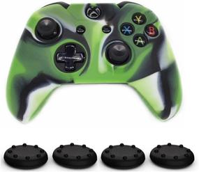 img 2 attached to Xbox One Controller Protective Case - CALLANY 3 Pack Soft Silicone Cover Skins with Thumb Grips Set for Enhanced Grip and Anti-Slip Functionality