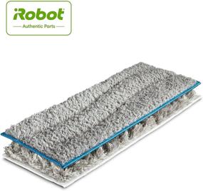 img 3 attached to 🧽 iRobot Braava jet m Series Washable Pads Multi-Pack, Gray - 4632811 (1 Wet & 1 Dry Pad)