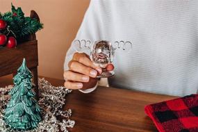 img 1 attached to 🦌 Christmas Vacation Marty Moose Molded Acrylic Shot Glass – Festive 1.5 Ounce Collectible!