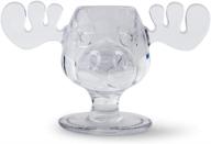 🦌 christmas vacation marty moose molded acrylic shot glass – festive 1.5 ounce collectible! logo