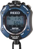 🕙 reed instruments sw700 6-in-1 stopwatch: temperature, humidity, heat index, calendar, clock - blue логотип