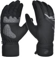 🧤 tanluhu -10℉ winter gloves: waterproof, windproof & thermal for men and women - 3m thinsulate, full finger touch screen, warm sports gloves for cycling, biking, running, working, skiing, hiking logo