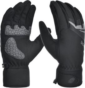 img 4 attached to 🧤 Tanluhu -10℉ Winter Gloves: Waterproof, Windproof & Thermal for Men and Women - 3M Thinsulate, Full Finger Touch Screen, Warm Sports Gloves for Cycling, Biking, Running, Working, Skiing, Hiking