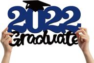 🎓 2022 graduation wooden sign décor - photo booth props for graduates, first day of school cutout signs, back to school porch décor logo