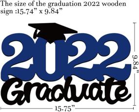 img 3 attached to 🎓 2022 Graduation Wooden Sign Décor - Photo Booth Props for Graduates, First Day of School Cutout signs, Back to School Porch Décor