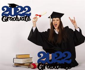 img 1 attached to 🎓 2022 Graduation Wooden Sign Décor - Photo Booth Props for Graduates, First Day of School Cutout signs, Back to School Porch Décor