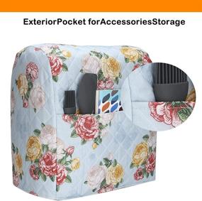 img 1 attached to KitchenAid Mixer Covers for 6-8 Quart Models - Tilt Head & Bowl Lift Compatible | Floral Print with Pocket | Pioneer Woman Inspired Kitchen Accessories