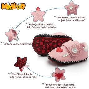 img 1 attached to 👸 Non-Slip Handmade Flats for Princess Toddler Girls by Meckior