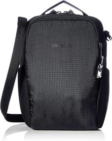 img 4 attached to 👜 Pacsafe Vibe 200 Compact Travel Shoulder Bag - Jet Black - Fits 10.5 inch Tablet - Anti Theft - 7.5L