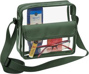 img 2 attached to Clear Crossbody Messenger Adjustable Transparent Women's Handbags & Wallets and Totes