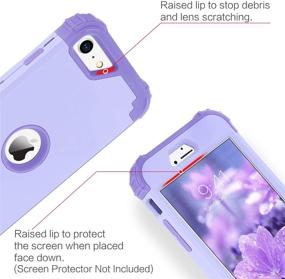 img 1 attached to 📱 BENTOBEN iPhone SE 2020 Phone Case - Full Body Rugged Shockproof Hybrid Cover for 4.7" iPhone SE 2nd 2020 - Light Purple/Lavender - Girls/Women Protectiveness