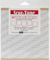 🔒 scor-pal spc210 scor-tape sheets, 6x6, 5-pack: efficient adhesive solution for crafts logo