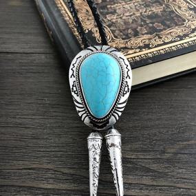 img 3 attached to 📿 Handmade Western Natural Turquoise Necklace - QUKE