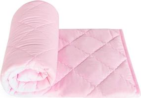 img 4 attached to 🧸 FLXXIE Lightweight Microfiber Toddler Comforter for Home Store - Perfect for Kids