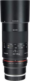 img 4 attached to 📷 Rokinon 100mm F2.8 ED UMC Telephoto Macro Lens for Sony E-Mount Cameras - Full Frame, Interchangeable Lens