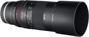 img 1 attached to 📷 Rokinon 100mm F2.8 ED UMC Telephoto Macro Lens for Sony E-Mount Cameras - Full Frame, Interchangeable Lens