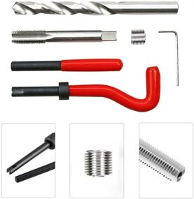 img 2 attached to 🔧 Highking Tool Thread Repair Kit, M12 x 1.5 mm Metric Thread Repair Insert Kit - Essential Hand Tool Set for Efficient Auto Repairing (M12X1.5)