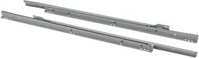 img 1 attached to 📦 Steelex D4323 18-Inch Euro-Style Self-Closing Drawer Slides - Grey: A Practical and Stylish Storage Solution