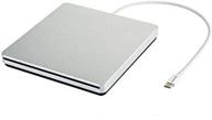 📀 tengertang usb-c super external drive: portable cd/dvd-rw writer/player/burner for latest macbook/asus/dell latitude/macbook pro (silver) logo