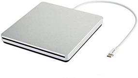 img 4 attached to 📀 Tengertang USB-C Super External Drive: Portable CD/DVD-RW Writer/Player/Burner for Latest MacBook/ASUS/Dell Latitude/MacBook Pro (Silver)