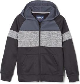 img 1 attached to 👦 Boys' French Toast Zip Front Hoodie Sweatshirt: Cozy and Stylish Comfort