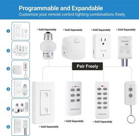 img 2 attached to Dewenwils Single Remote Controller: Program Your Devices with HRS101K-R