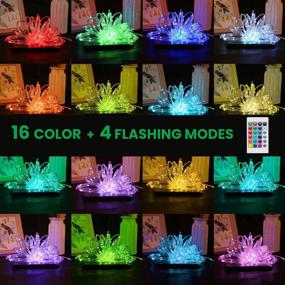 img 3 attached to 🎄 Enhance Your Decor with Ollny LED Rope Lights - 180 LED/33ft 16 Color Changing Christmas String Lights for Indoor and Outdoor Use