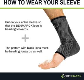 img 1 attached to 🦵 Optimized Achilles Tendon Support Brace, Plantar Fasciitis Compression Sock, Running Ankle Sleeve for Tendonitis and Flat Feet Relief