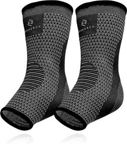 img 4 attached to 🦵 Optimized Achilles Tendon Support Brace, Plantar Fasciitis Compression Sock, Running Ankle Sleeve for Tendonitis and Flat Feet Relief