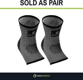 img 2 attached to 🦵 Optimized Achilles Tendon Support Brace, Plantar Fasciitis Compression Sock, Running Ankle Sleeve for Tendonitis and Flat Feet Relief