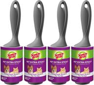 scotch-brite pet extra sticky lint rollers - 🐾 pack of 4, 48 sheets per roller, 192 sheets total logo