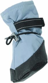 img 1 attached to X-Small Grey Fashion Pet Lookin Good Arctic Winter-Proof Boots for Dogs