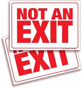 img 4 attached to Not An Exit Signs Stickers Retail Store Fixtures & Equipment