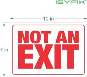 img 3 attached to Not An Exit Signs Stickers Retail Store Fixtures & Equipment