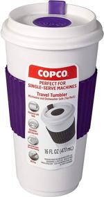 img 2 attached to 🌈 Copco To Go 16 oz. BPA Free Plastic Travel Tumbler with Leakproof Slide Open Lid, Pack of 2, Purple