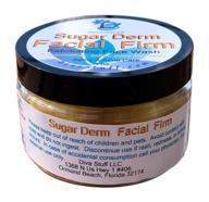 🌿 revitalize your skin with new sugar derm facial firm - all natural face scrub & cleanser, 4 oz by diva stuff logo