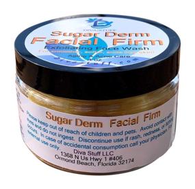 img 2 attached to 🌿 Revitalize Your Skin with New Sugar Derm Facial Firm - All Natural Face Scrub & Cleanser, 4 oz by Diva Stuff